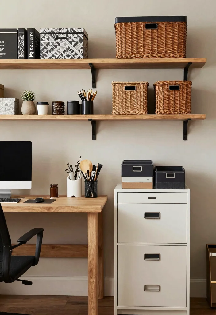 14 Architect Desk Setup Ideas That Look Professional 63 14 Architect Desk Setup Ideas That Look Professional - 13. Creative Storage Solutions 1