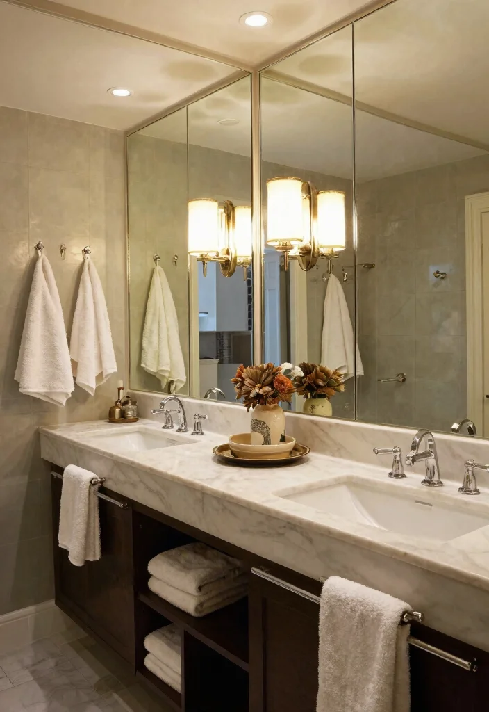 14 Guest Bathroom Mirror Ideas That Impress Visitors 54 14 Guest Bathroom Mirror Ideas That Impress Visitors - 14. Mirrored Wall Panels 1