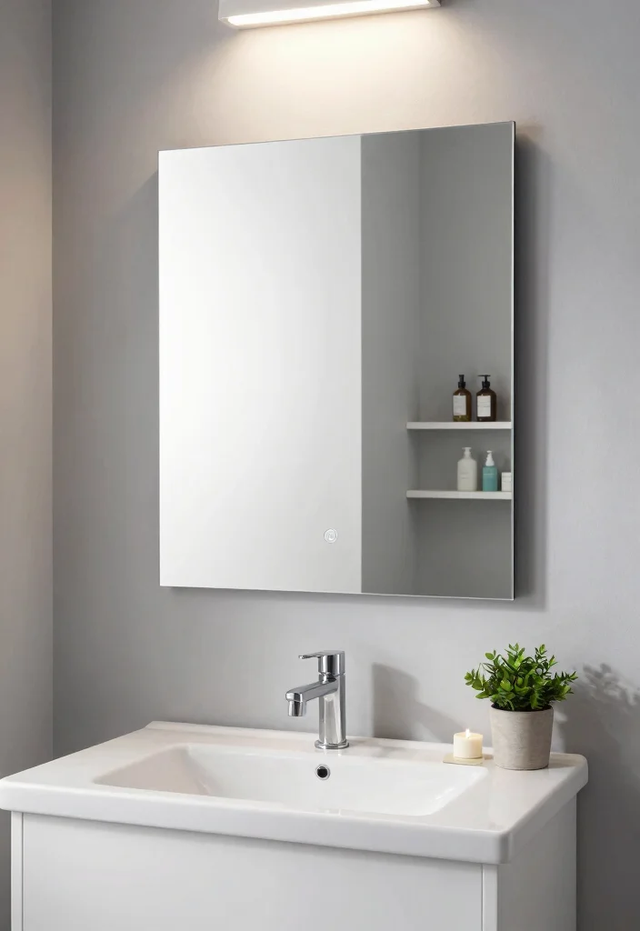 14 Guest Bathroom Mirror Ideas That Impress Visitors 25 14 Guest Bathroom Mirror Ideas That Impress Visitors - 5. Beveled Edge Mirrors 1