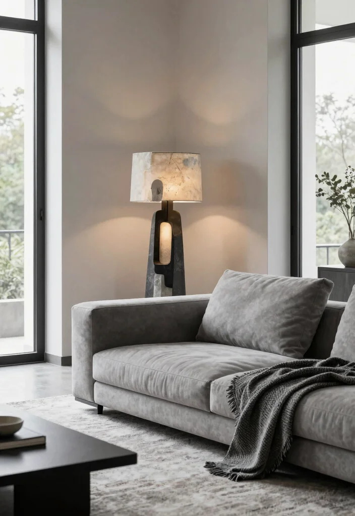 14 Lamp Behind Couch Ideas That Look Designer Approved 63 14 Lamp Behind Couch Ideas That Look Designer Approved - 13. Unique Sculptural Designs 1