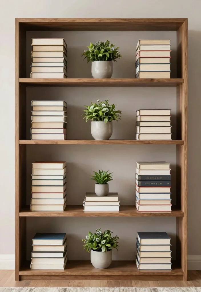 14 Living Room Decor Bookshelf Ideas That Elevate Instantly - 13. Design with Symmetry 1