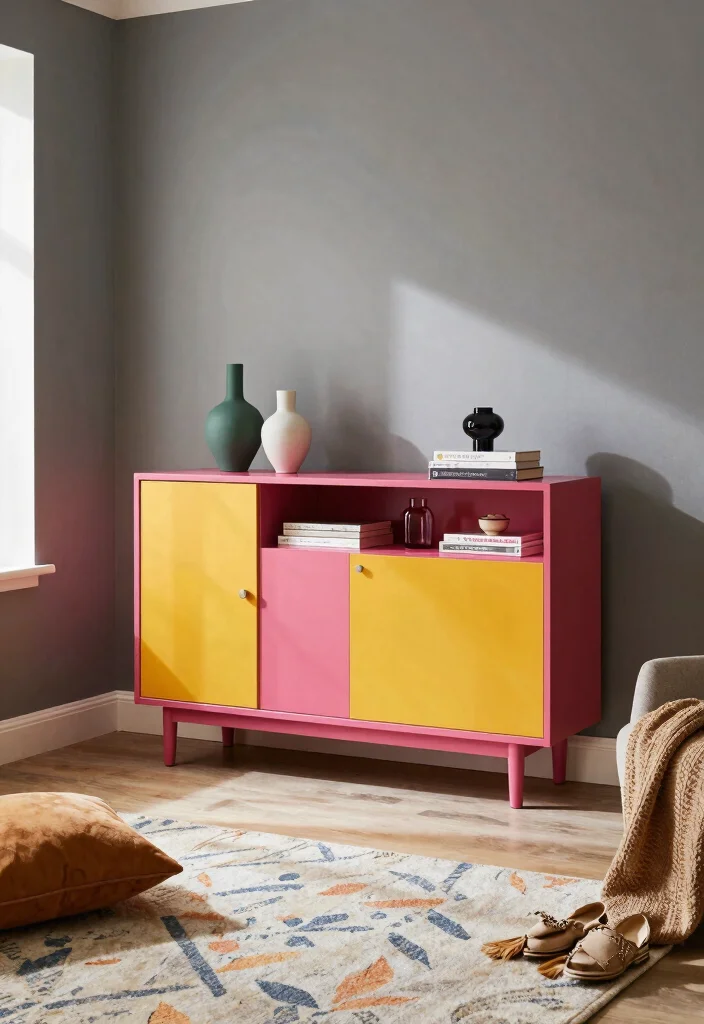 14 Living Room Unit Ideas That Blend Style & Function 41 14 Living Room Unit Ideas That Blend Style & Function - 11. Accent Cabinets 1