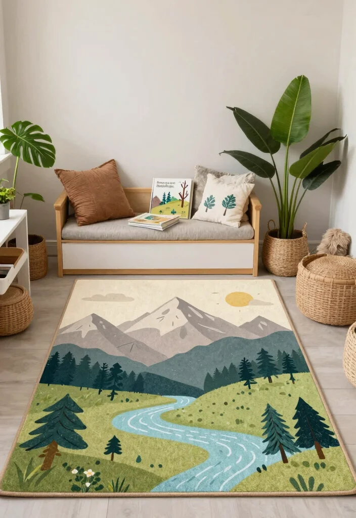 14 Rug Decals Berry Ave Ideas That Look Super Cute - 11. Cozy Nature Retreat 1