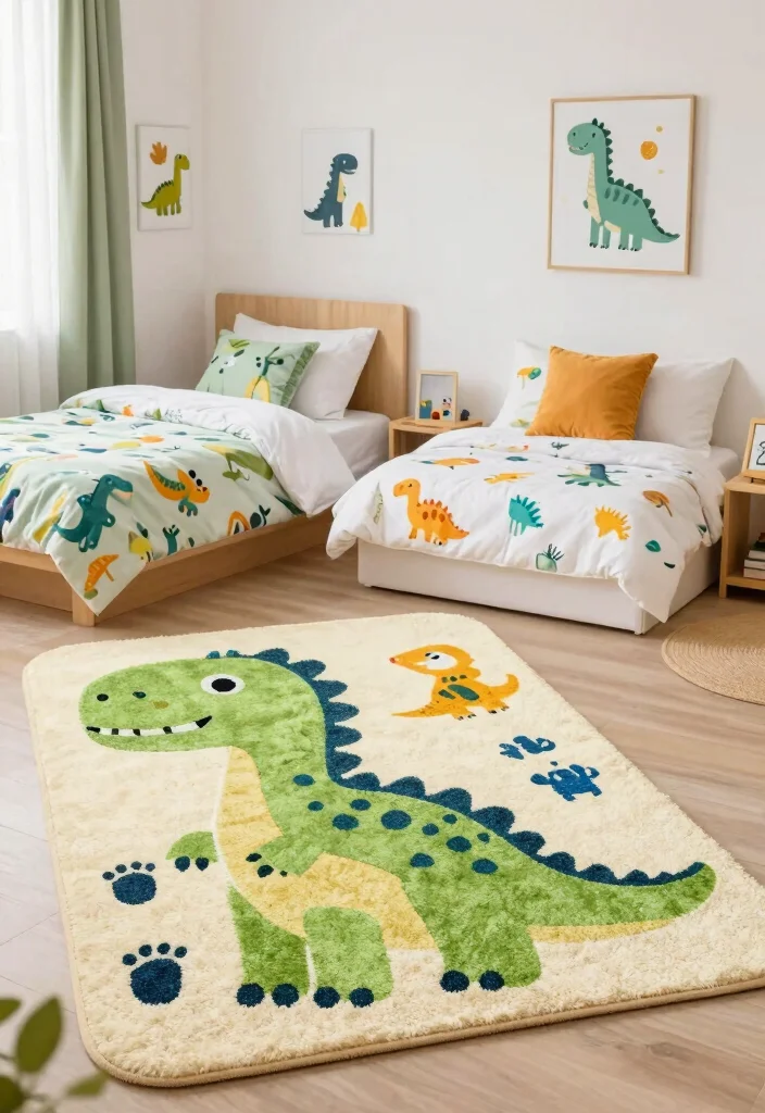14 Rug Decals Berry Ave Ideas That Look Super Cute - 12. Adorable Dinosaurs 1