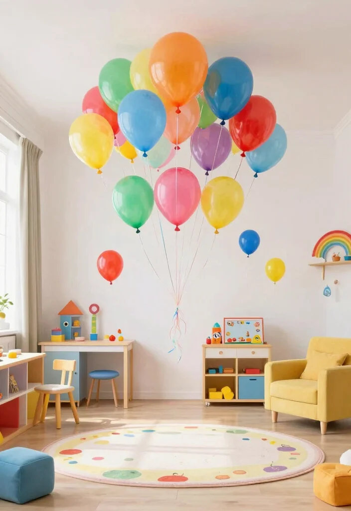 14 Rug Decals Berry Ave Ideas That Look Super Cute - 13. Colorful Balloon Delight 1