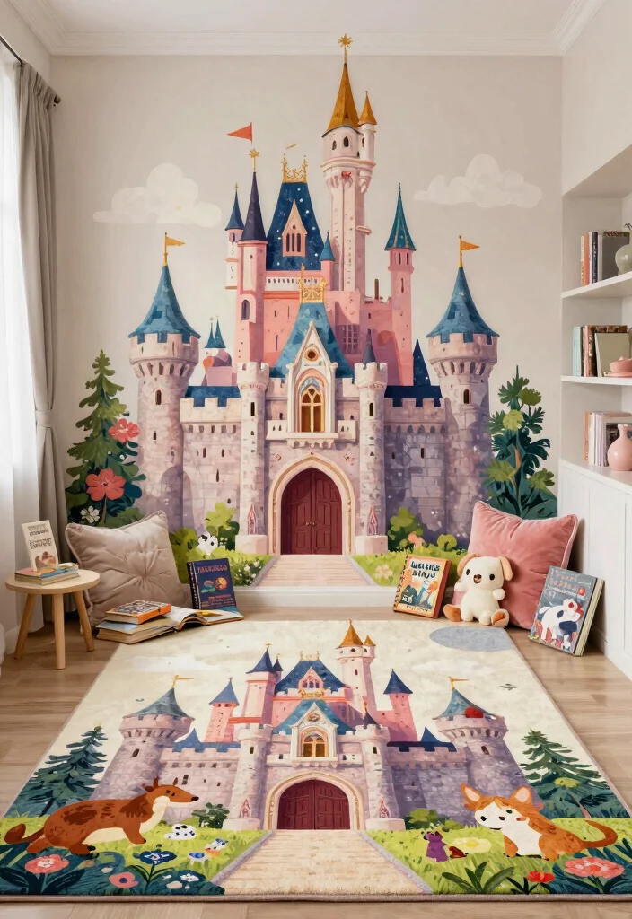 14 Rug Decals Berry Ave Ideas That Look Super Cute - 9. Fantasy Castle Adventure 1