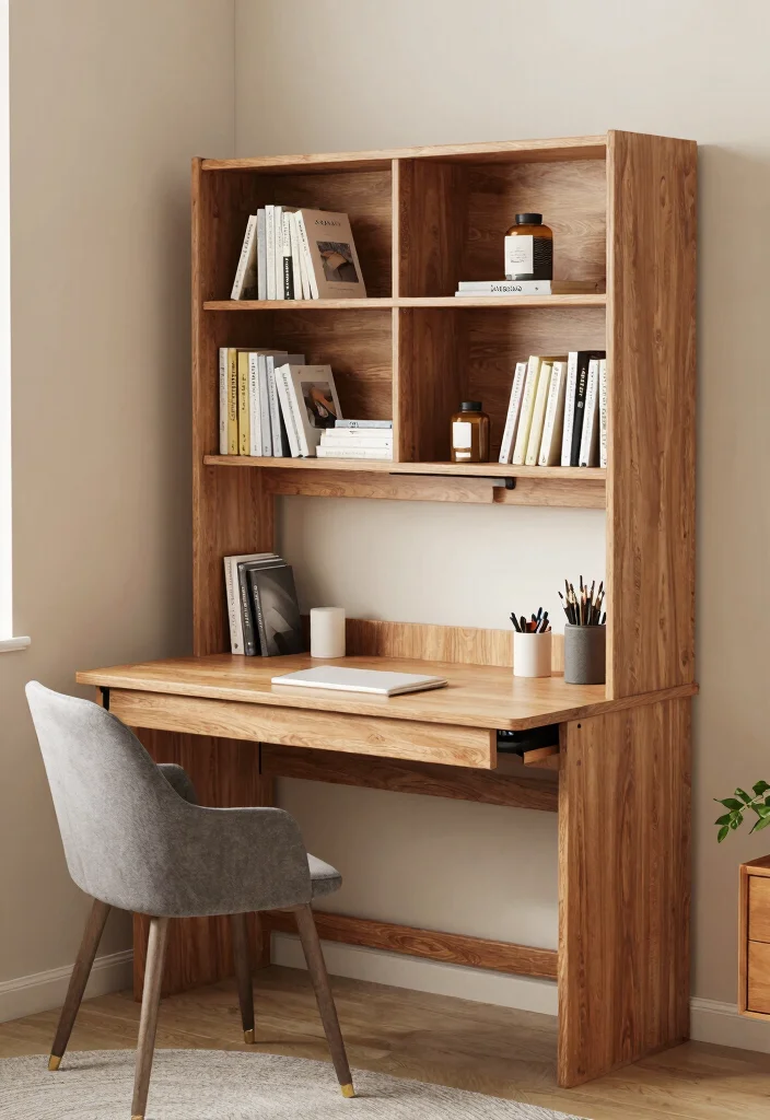 14 Small Space Bookshelf Ideas That Maximize Every Inch - 4. Multi-Functional Bookshelves for Versatility 1