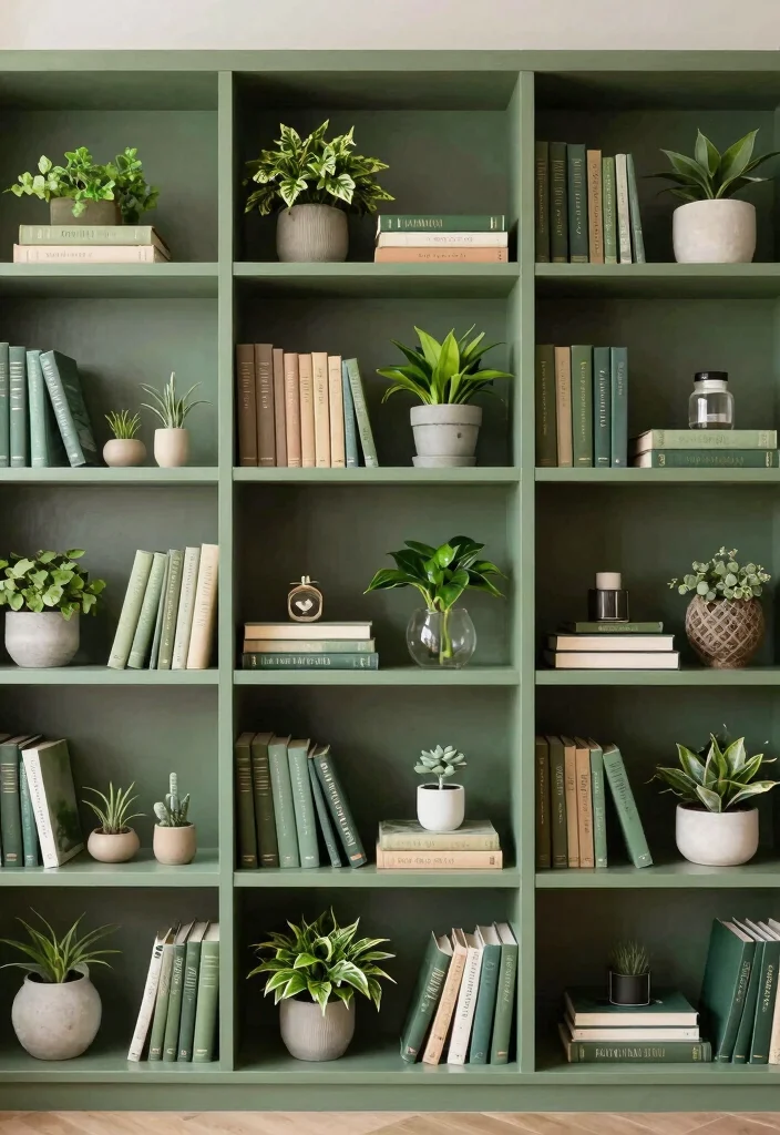 14 Small Space Bookshelf Ideas That Maximize Every Inch - 9. Themed Bookshelves for a Cohesive Look 1