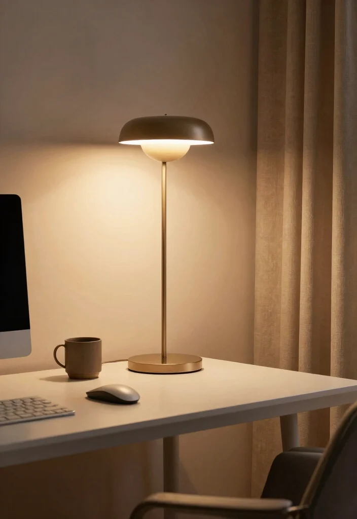 15 Aesthetic Desk Setup 2026 Trending Ideas That Look Pinterest Worthy 19 15 Aesthetic Desk Setup 2026 Trending Ideas That Look Pinterest Worthy - 9. Statement Lighting 1