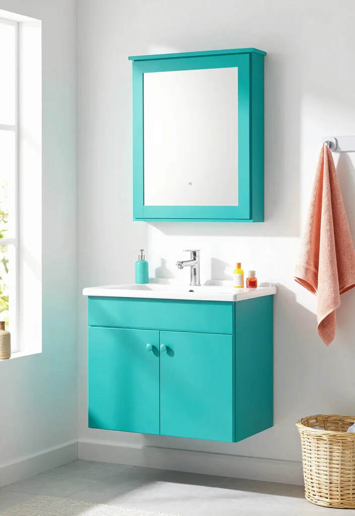 15 Bathroom Mirror Cabinet 2026 Trending Ideas That Add Smart Storage 37 15 Bathroom Mirror Cabinet 2026 Trending Ideas That Add Smart Storage - 7. Bold Colors 1