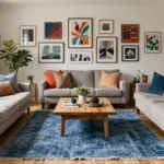 15 Blue Jean Rug Ideas With Casual Cool Vibes