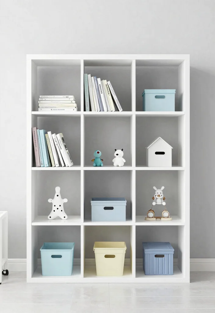 15 Boys Room Bookshelf Ideas That Feel Cool & Practical 51 15 Boys Room Bookshelf Ideas That Feel Cool & Practical - 11. Minimalist Cube Shelves: Simple and Effective 1