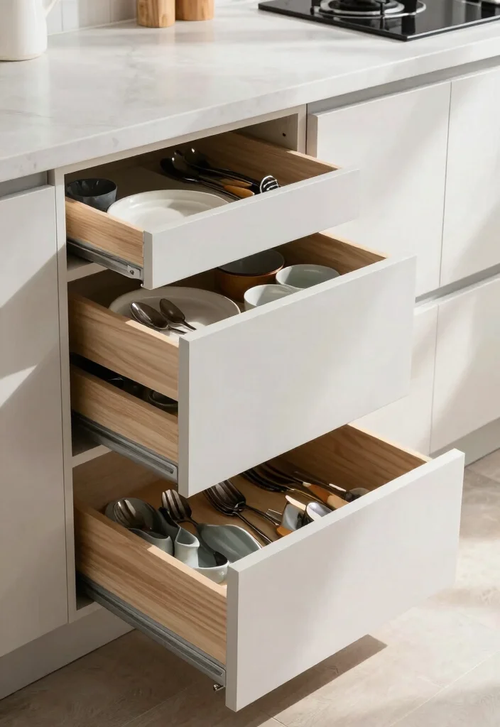 15 Cutlery Unit Design Modern Ideas That Organize Beautifully - 12. Customizable Storage Solutions 1