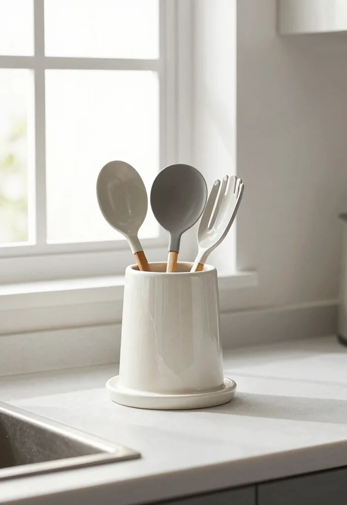15 Cutlery Unit Design Modern Ideas That Organize Beautifully - 14. Elegant Utensil Holders 1