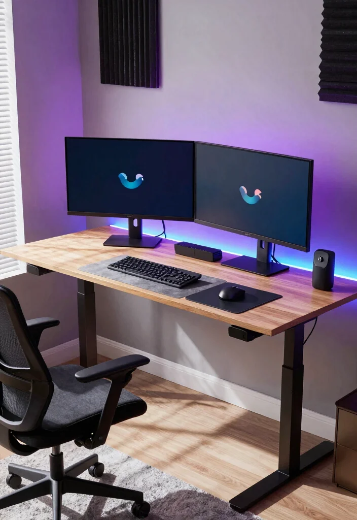 15 Dual Desk Setup Ideas for Maximum Productivity - 6. Tech-Savvy Setup 1