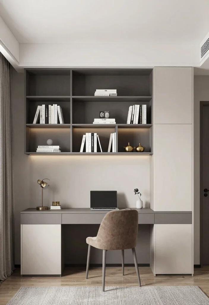 15 In Wall Bookshelf Ideas That Save Space Beautifully 14 15 In Wall Bookshelf Ideas That Save Space Beautifully - 4. Integrated Wall Units for Multifunctionality 1