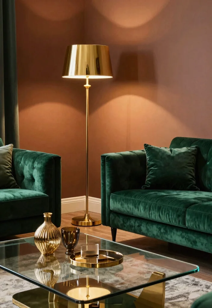 15 MCM Floor Lamp Ideas With Retro Style 64 15 MCM Floor Lamp Ideas With Retro Style - 14. Luxe Metals 1