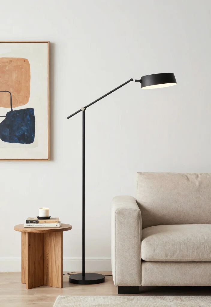 15 MCM Floor Lamp Ideas With Retro Style 36 15 MCM Floor Lamp Ideas With Retro Style - 6. Minimalist Linear Lamp 1