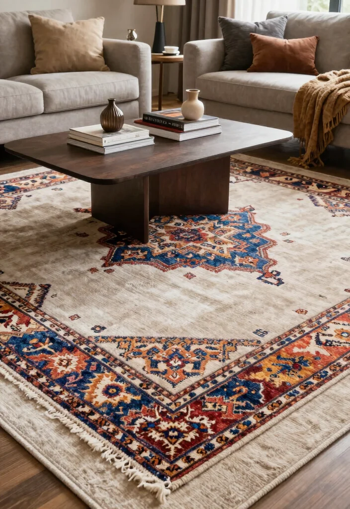 15 Rug Seamless Texture Ideas for Design Lovers - 10. Layering Techniques 1