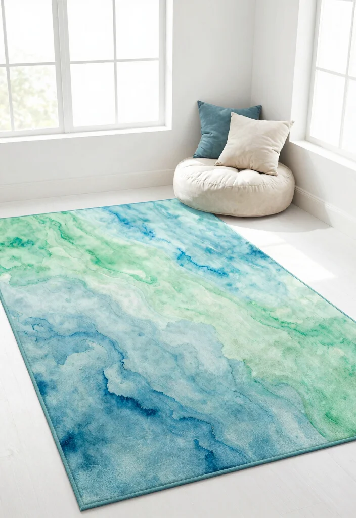 15 Rug Seamless Texture Ideas for Design Lovers - 12. Watercolor Effects 1
