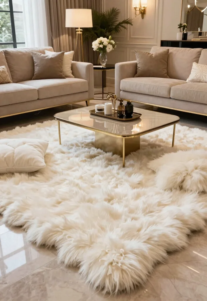 15 Rug Seamless Texture Ideas for Design Lovers - 13. Luxurious Faux Fur 1