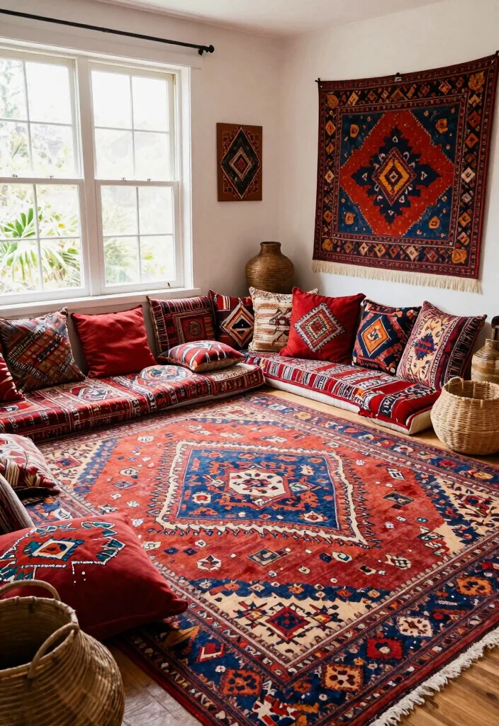 15 Rug Seamless Texture Ideas for Design Lovers - 4. Ethnic Motifs 1