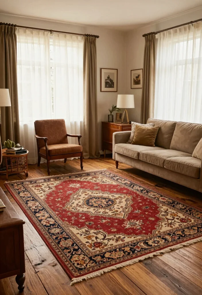 15 Rug Seamless Texture Ideas for Design Lovers - 7. Vintage Revival 1