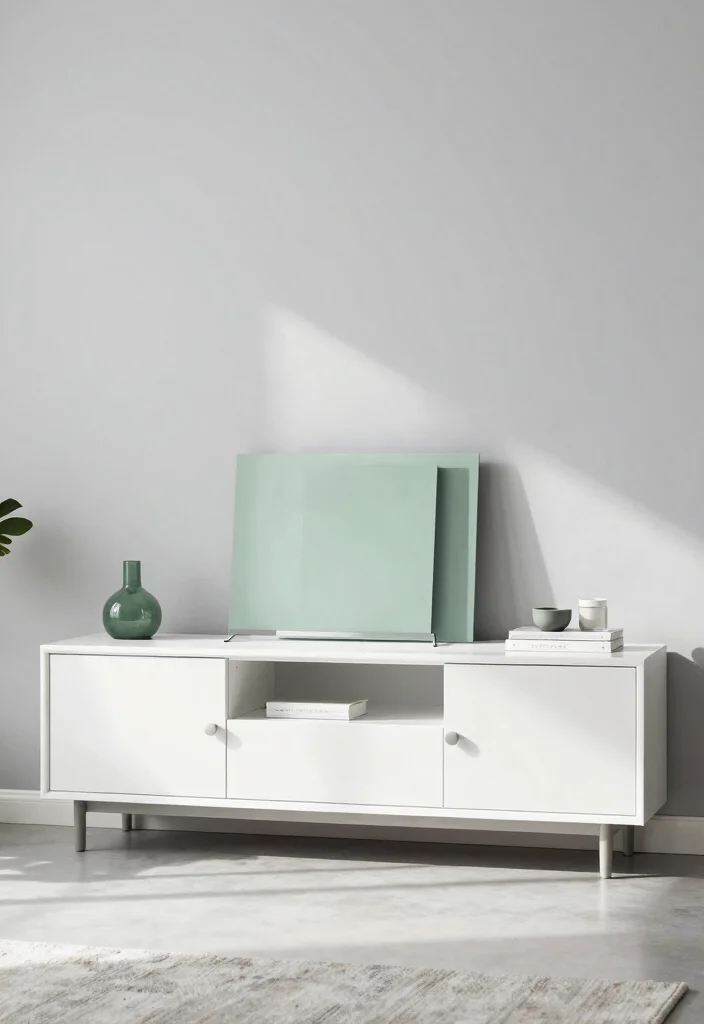 15 TV Unit Decoration Ideas That Elevate Your Space - 6. Color Coordination 1