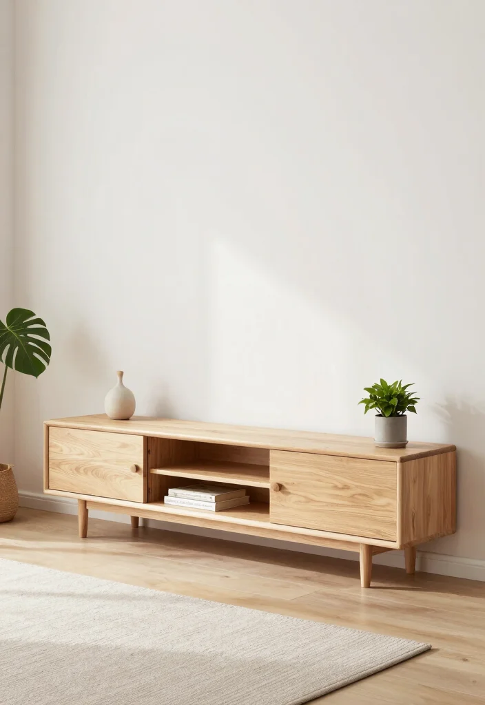 15 TV Unit With Storage 2026 Trending Ideas That Hide Clutter - 1. Scandinavian Simplicity 1