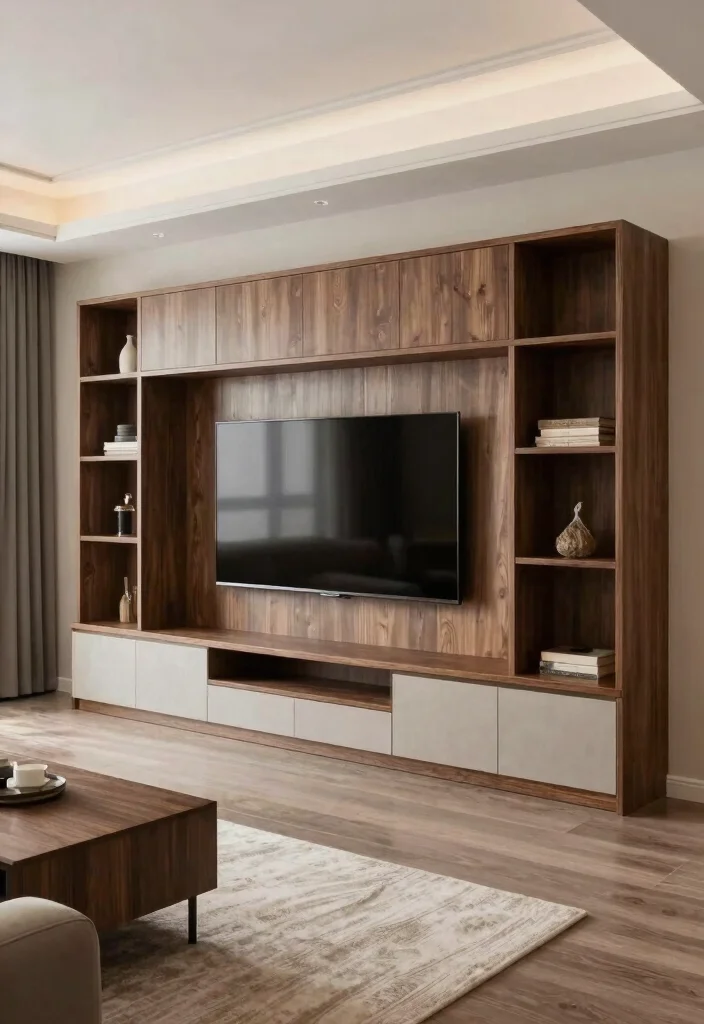 15 TV Unit With Storage 2026 Trending Ideas That Hide Clutter - 10. Custom-Built Units 1