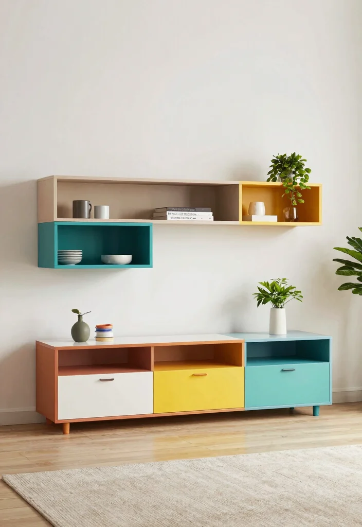 15 TV Unit With Storage 2026 Trending Ideas That Hide Clutter - 6. Modular Mastery 1