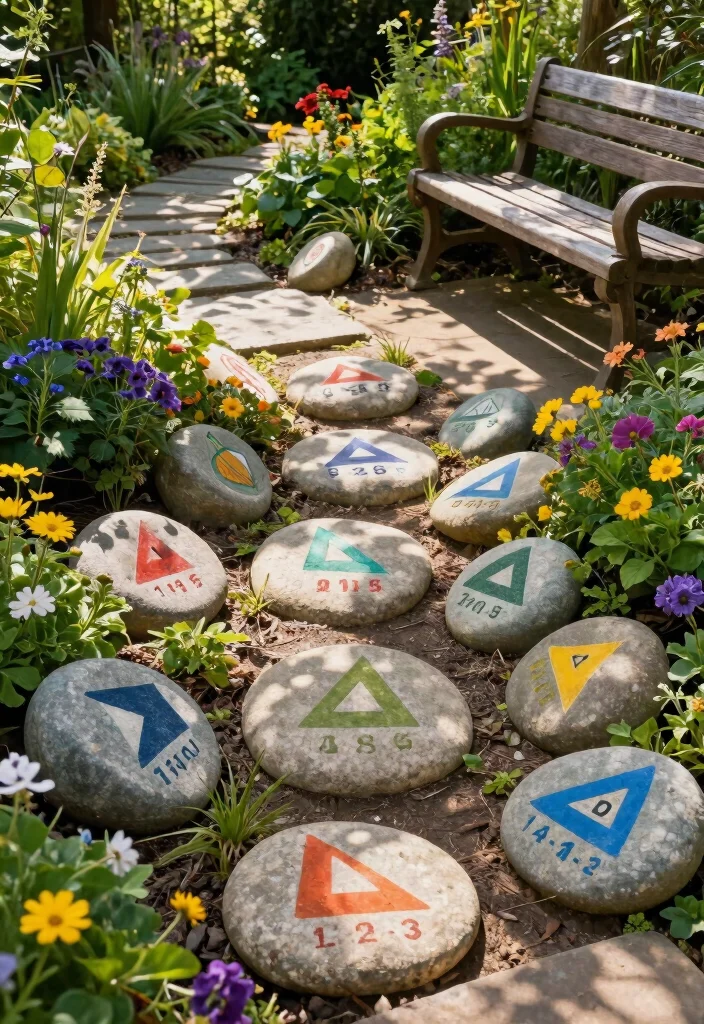 15 Unit Circle Project Ideas That Make Math Creative 51 15 Unit Circle Project Ideas That Make Math Creative - 11. Unit Circle Garden Stones 1