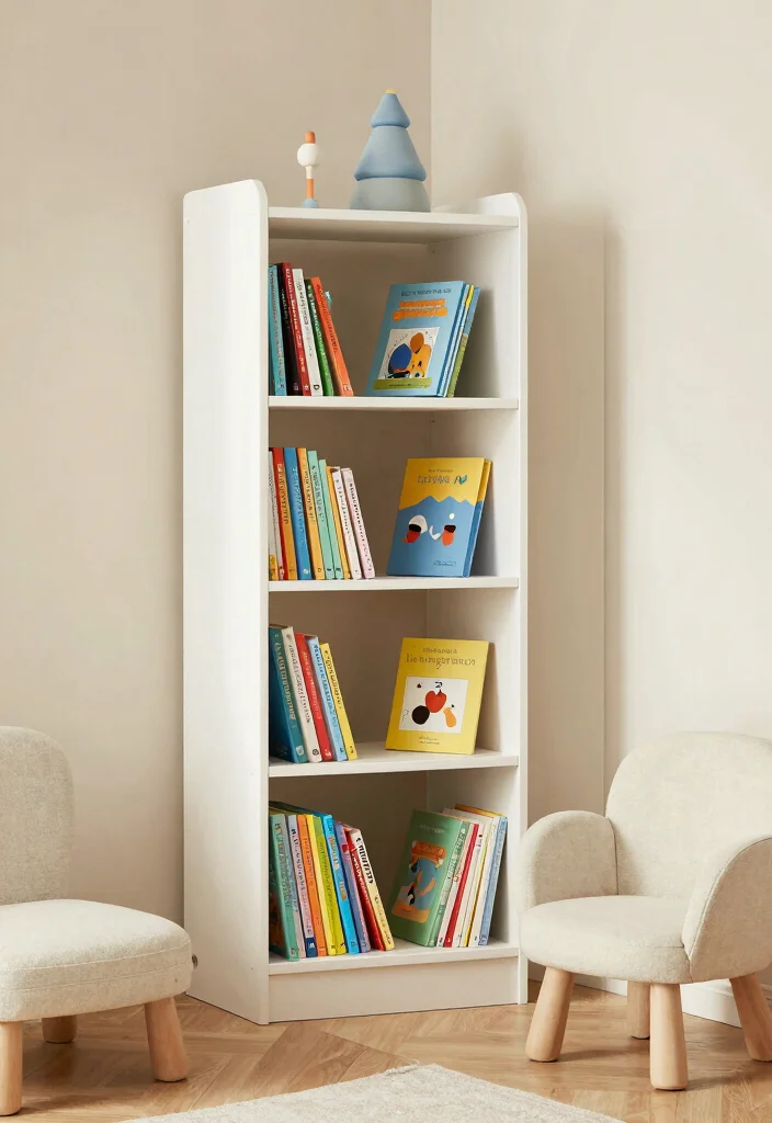 16 Bookshelf for Kids Room Ideas That Keep It Fun & Organized 54 16 Bookshelf for Kids Room Ideas That Keep It Fun & Organized - 14. Space-Saving Corner Bookshelves 1