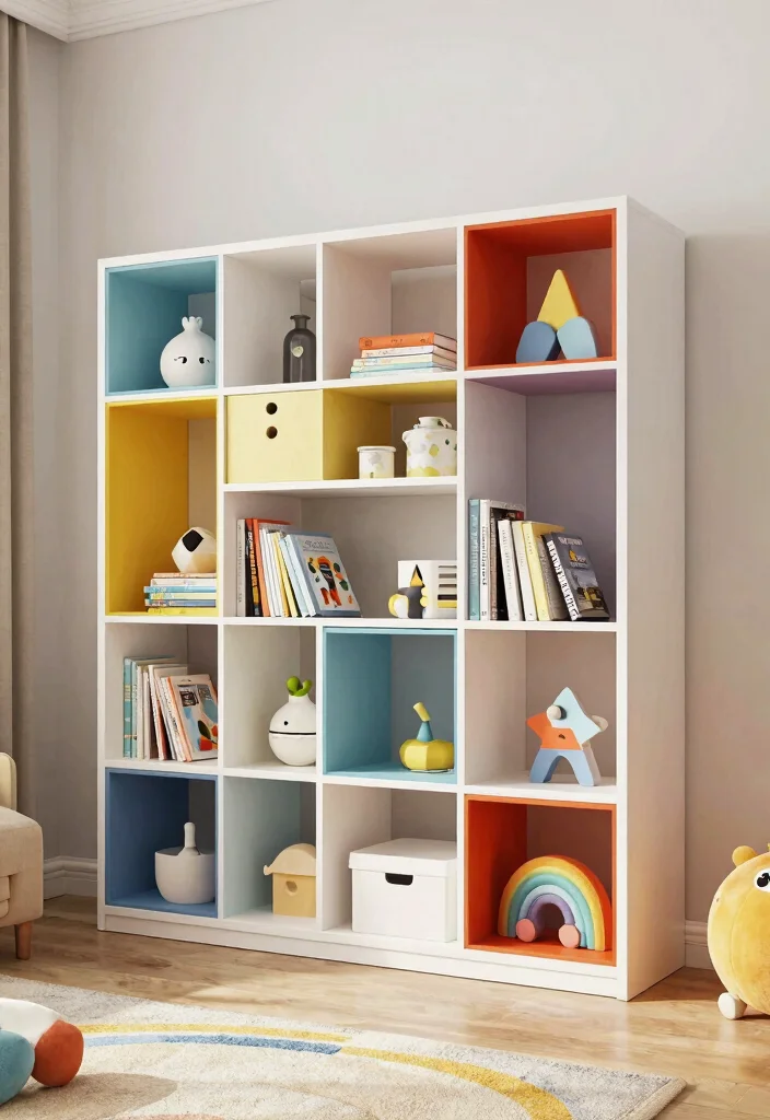16 Bookshelf for Kids Room Ideas That Keep It Fun & Organized 15 16 Bookshelf for Kids Room Ideas That Keep It Fun & Organized - 5. Modular Bookshelf Systems 1