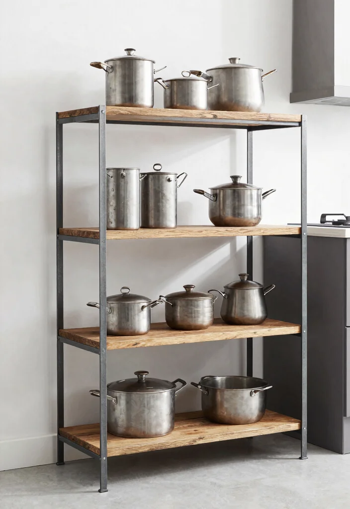 16 Crockery Unit Design 2026 Trending Ideas That Look Elegant - 10. Industrial Style Units 1