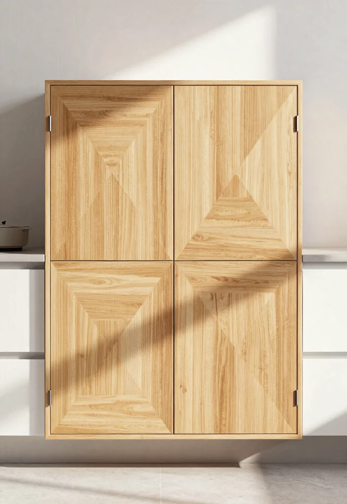 16 Crockery Unit Design 2026 Trending Ideas That Look Elegant - 6. Geometric Patterns in Cabinet Designs 1