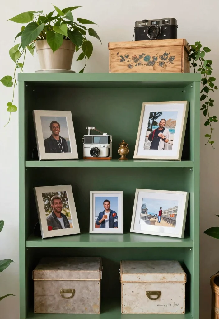 16 Green Bookshelf Aesthetic Ideas With Moody Vibes 41 16 Green Bookshelf Aesthetic Ideas With Moody Vibes - 11. Personal Touches 1