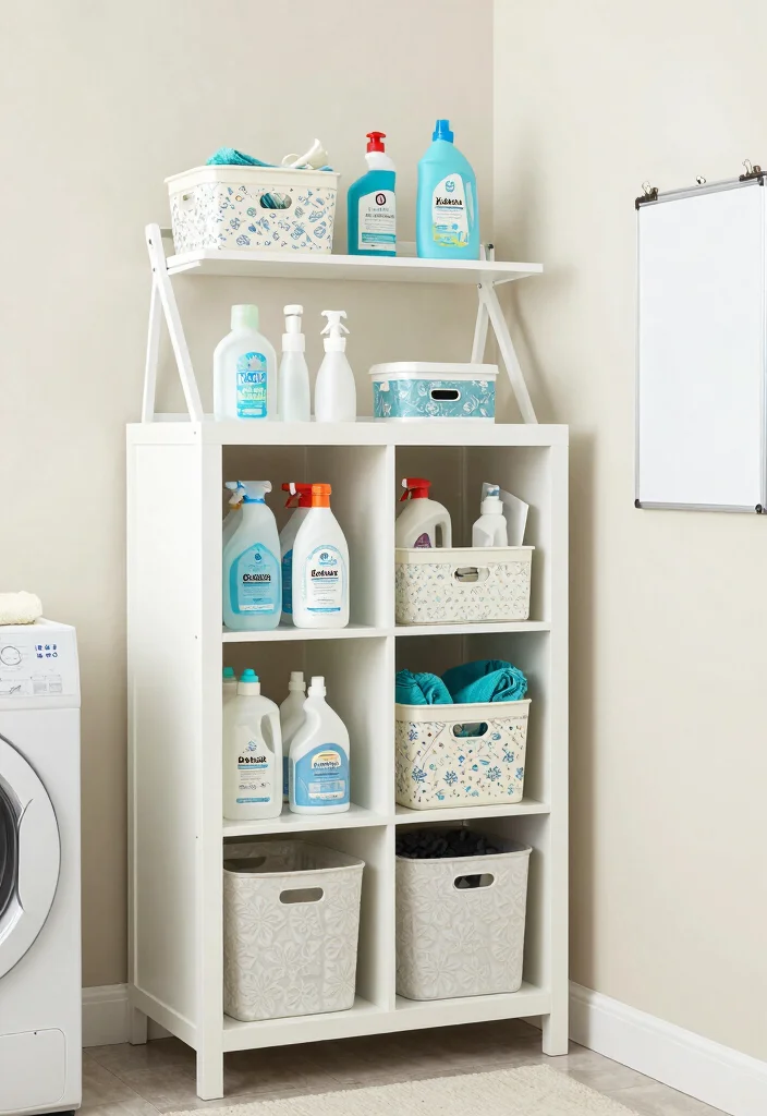 16 Kallax Shelving Unit Ideas That Maximize Storage 30 16 Kallax Shelving Unit Ideas That Maximize Storage - 10. Laundry Room Functionality 1