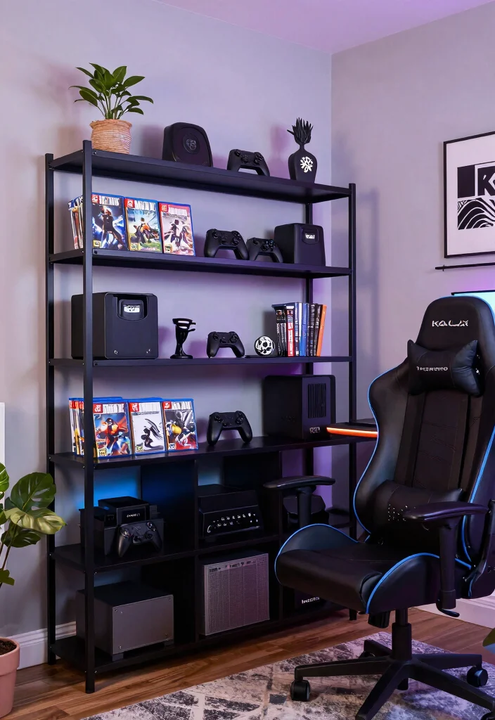 16 Kallax Shelving Unit Ideas That Maximize Storage 43 16 Kallax Shelving Unit Ideas That Maximize Storage - 13. Multi-Purpose Gaming Center 1