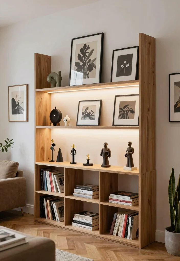 16 Kallax Shelving Unit Ideas That Maximize Storage 56 16 Kallax Shelving Unit Ideas That Maximize Storage - 16. Personal Art Gallery 1