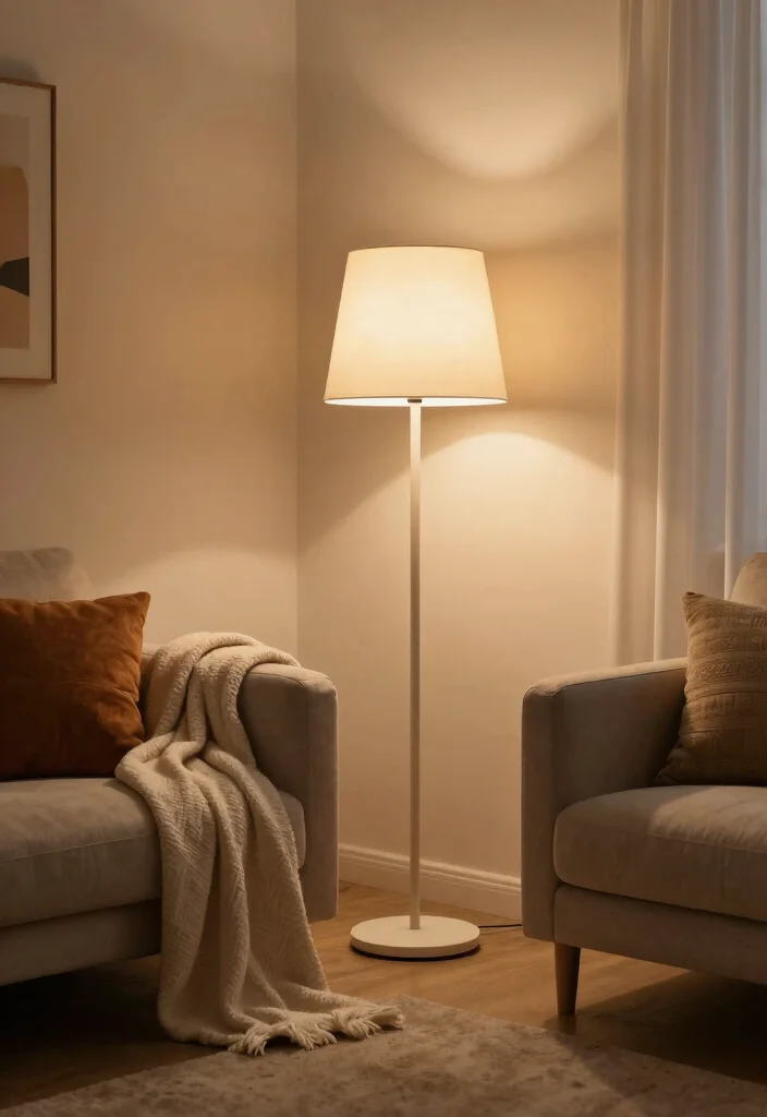 16 LED Floor Lamp Ideas With Modern Glow - 13. Floor Lamps with Dimmers 1