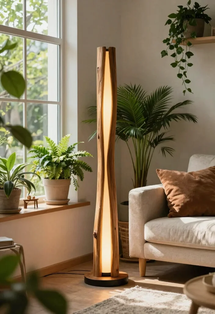 16 LED Floor Lamp Ideas With Modern Glow - 4. Eco-Friendly Designs 1