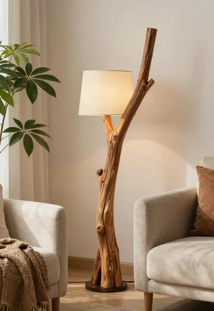 16 Modern Table Lamp Ideas That Elevate Any Room - 11. Nature-Inspired Lamps 1