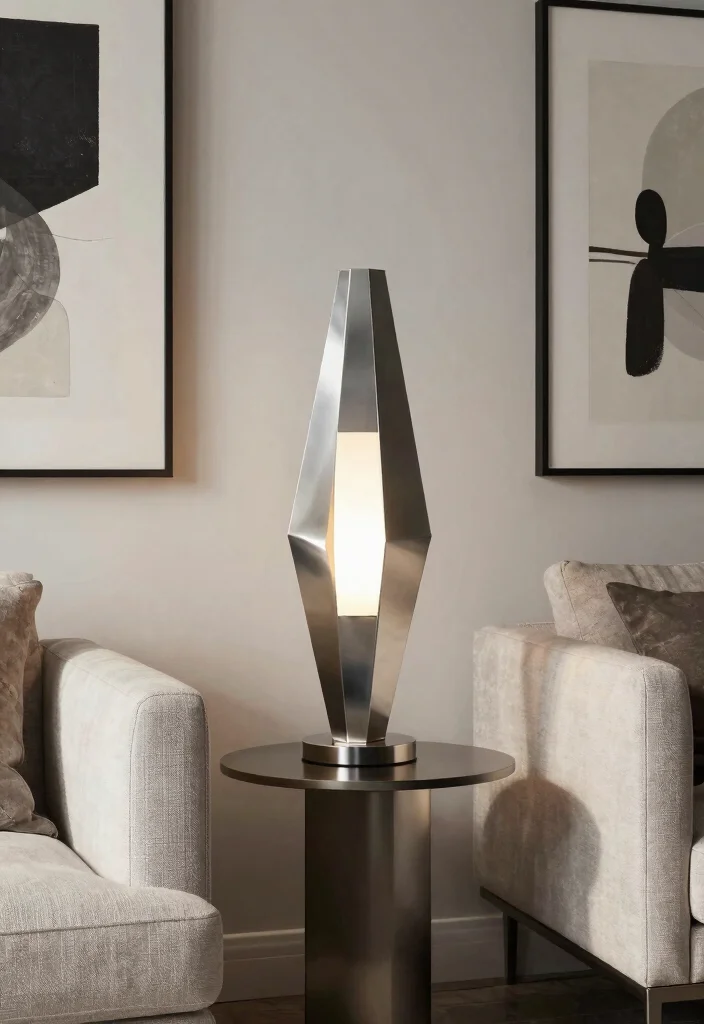16 Modern Table Lamp Ideas That Elevate Any Room - 5. Stylish Geometric Lamps 1