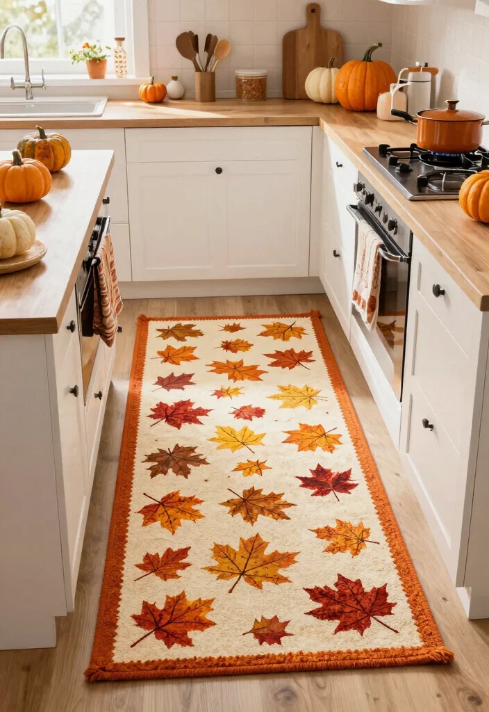 16 Rug Runner Kitchen Ideas That Blend Style & Function - 14. Seasonal Rugs to Celebrate the Year 1