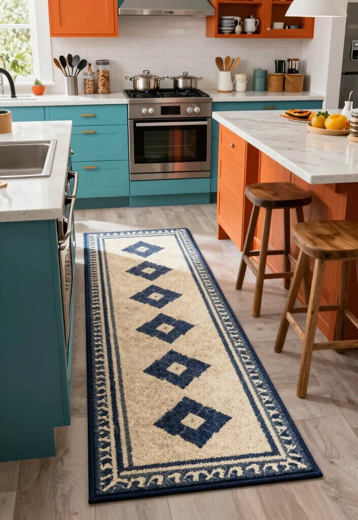 16 Rug Runner Kitchen Ideas That Blend Style & Function - 6. Machine Washable Rugs for Easy Maintenance 1
