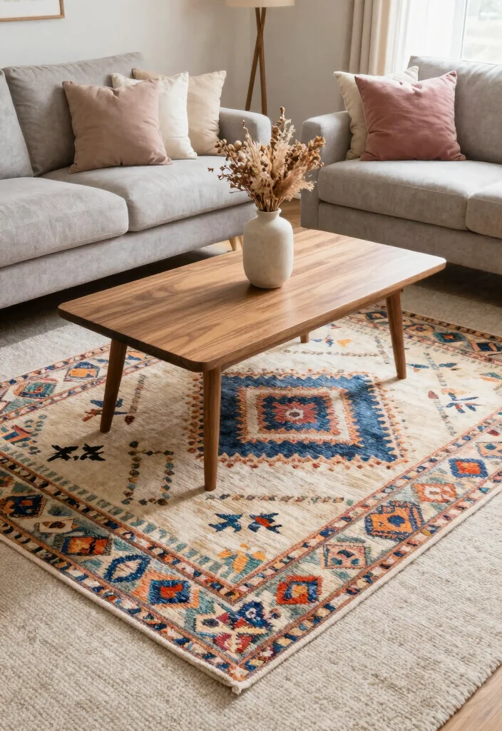 16 Rug on Carpet Living Room 2026 Trending Ideas That Layer Like a Pro 1 16 Rug on Carpet Living Room 2026 Trending Ideas That Layer Like a Pro - 1. Textured Neutral Base 1