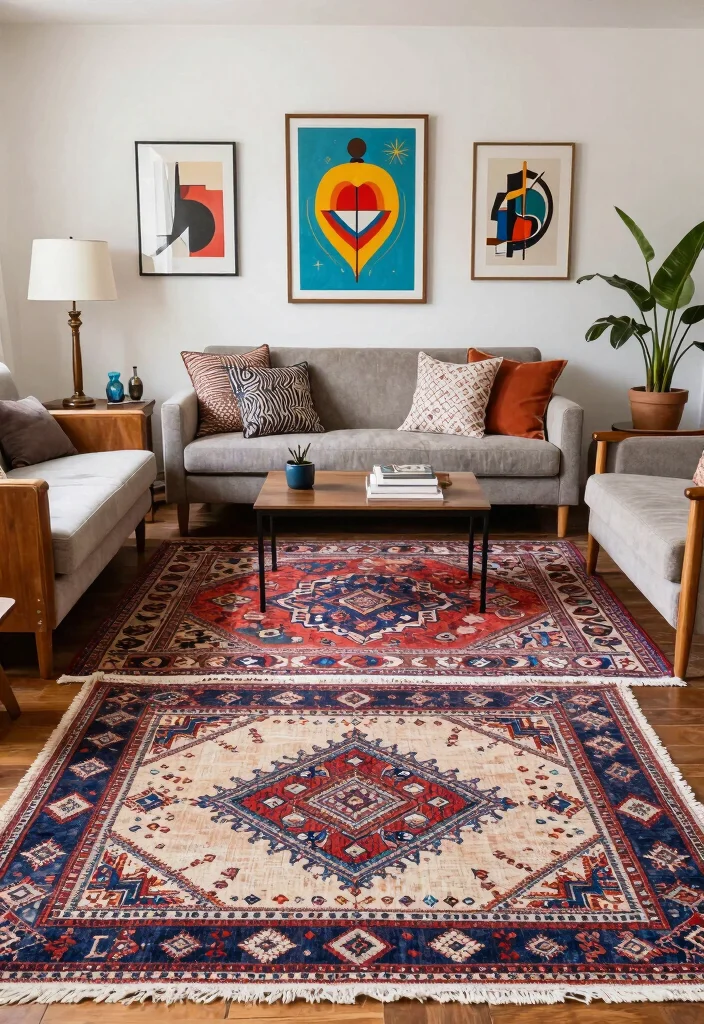 16 Rug on Carpet Living Room 2026 Trending Ideas That Layer Like a Pro 65 16 Rug on Carpet Living Room 2026 Trending Ideas That Layer Like a Pro - 15. Layering for Personal Style 1