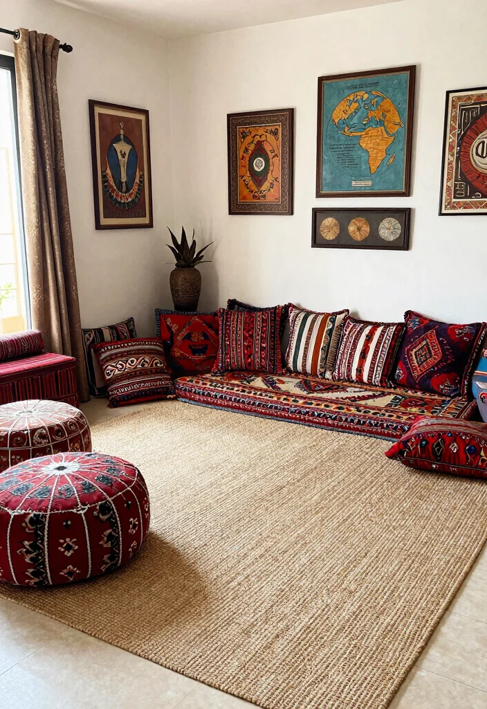 16 Sisal Rug Living Room Ideas With Natural Texture 55 16 Sisal Rug Living Room Ideas With Natural Texture - 15. Cultural Inspiration 1