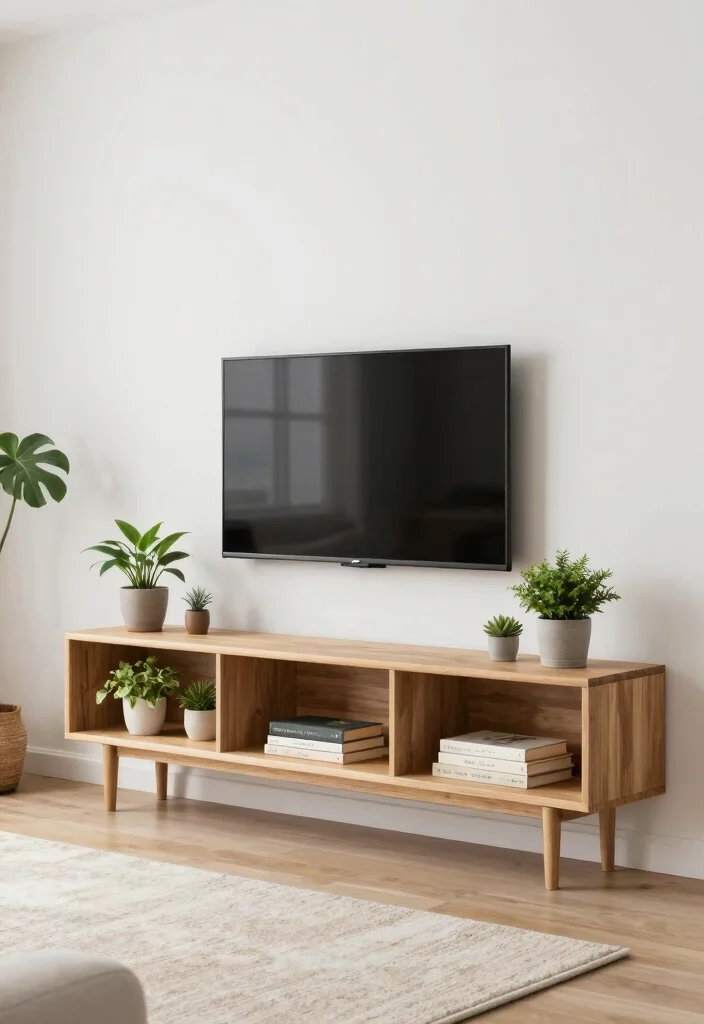 16 TV Unit Design for Living Room Ideas That Wow 1 16 TV Unit Design for Living Room Ideas That Wow - 1. Wall-Mounted Open Shelves 1